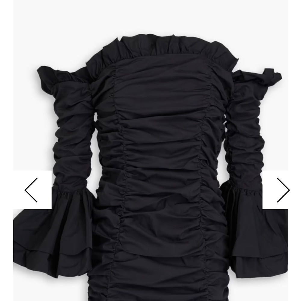 ROTATE Black mini dress